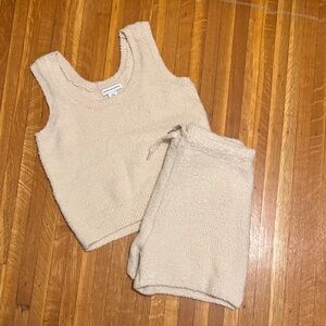 Cupcakes & Cashmere Textured Cream Top